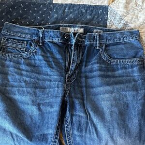 BKE Women's Classic Straight Leg Blue Jeans